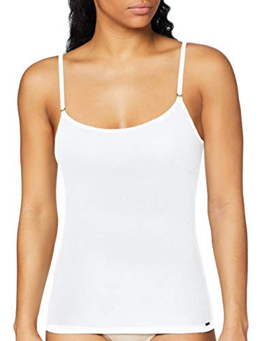 Palmers Damen Body Touch Spaghettiträger Unterhemd, Weiß (Weiss 100), (Herstellergröße: L) im Sale